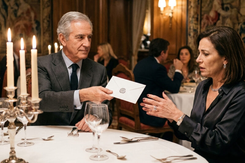En Plena Cena, Mis Hijos Me Dijeron “Ya No Te Vemos Como Nuestro Padre”… Entonces Les Dejé Un Sobr