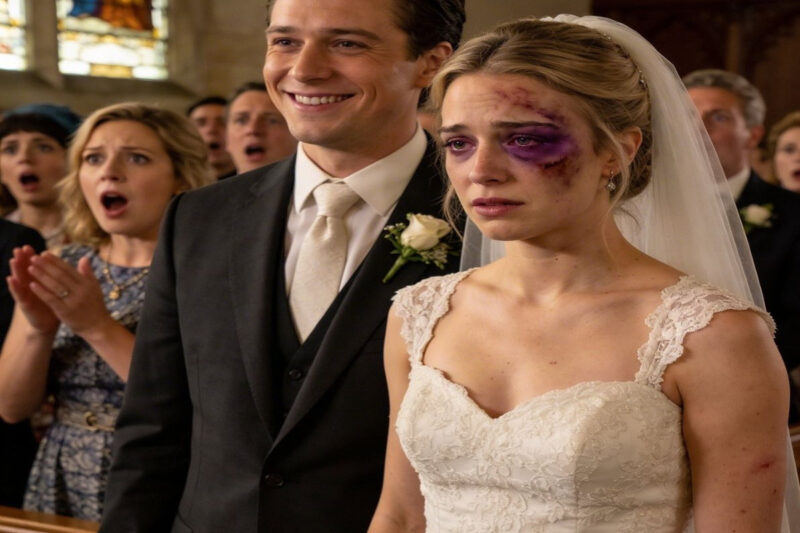 Entré al jardín vestida de novia, con el golpe escondido bajo maquillaje, pero cuando mi mejor amiga reprodujo el audio donde mi madre decía “mejor si aparece marcada”, todos descubrieron la verdad que mi familia quiso enterrar