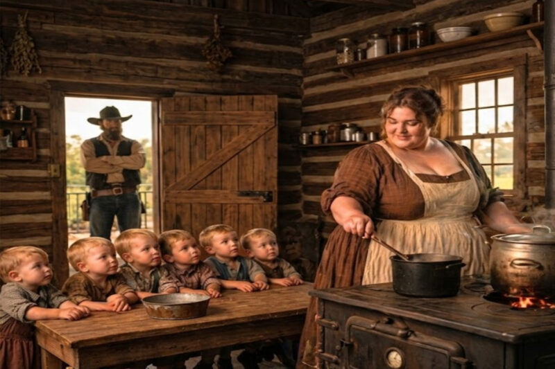 Contratada para cocinar para 6 niños: lo que el vaquero viudo presenció después lo dejó sin palabras.